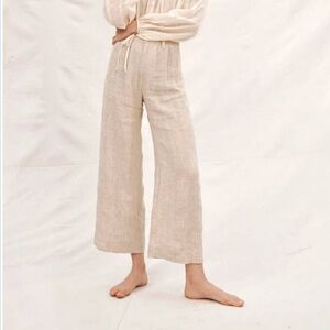 Christy Dawn Mara Trouser in Flax